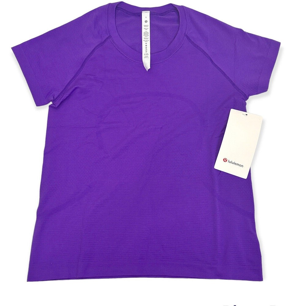 NWT LULULEMON Swiftly Tech Short Sleeve Top 2.0 Atomic Purple Size 4